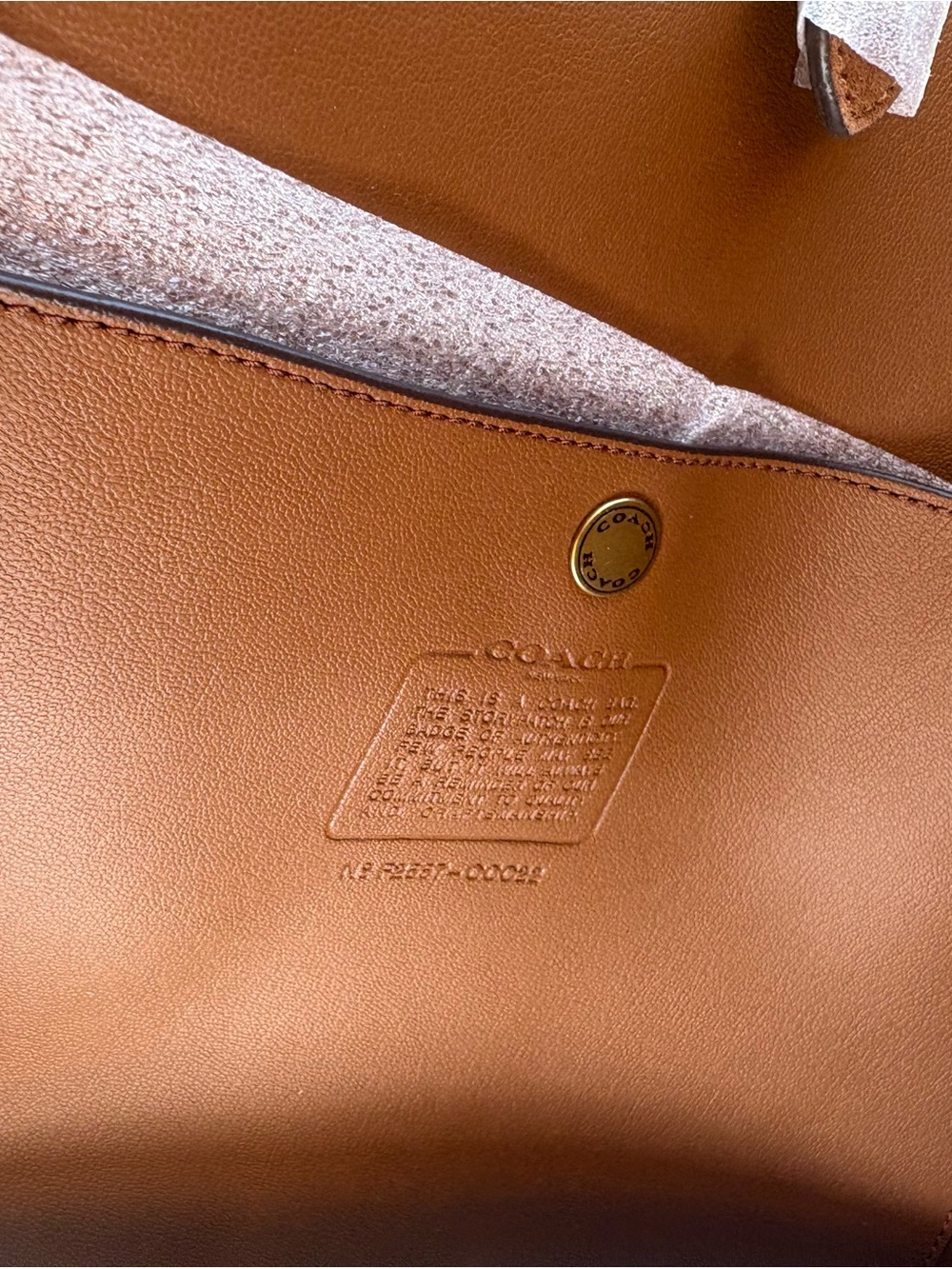 NWT Coach Brooklyn 39 Brown Suede Fringe Bag - Picture 8 of 9